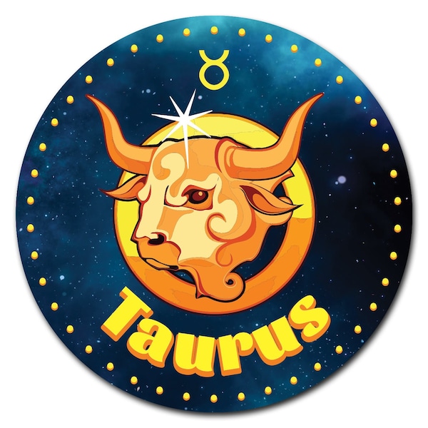 Signmission Taurus Circle Corrugated Plastic Sign C-8-CIR-Taurus - main